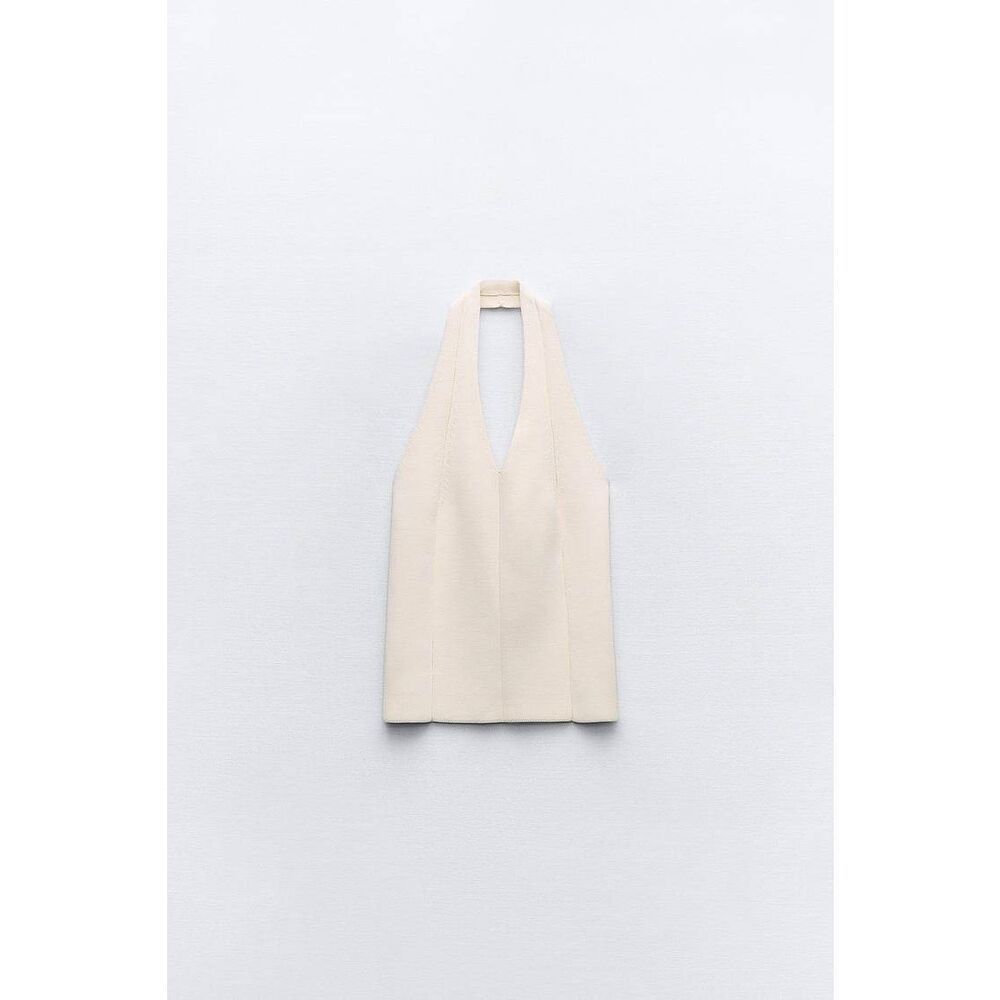 ZARA KNIT HALTER TOP - Picture 16 of 16